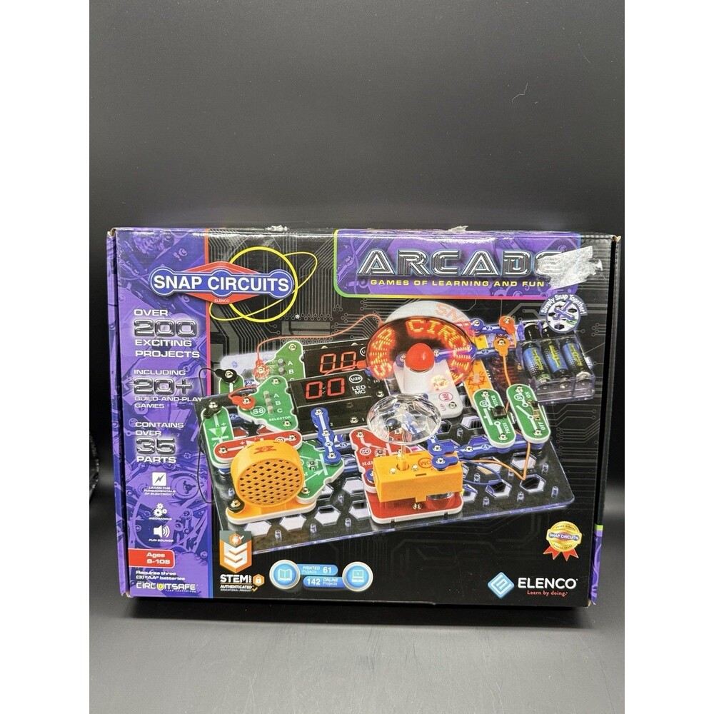 Elenco Snap Circuits Arcade Electronics Learning Kit SCA-200 STEM kit